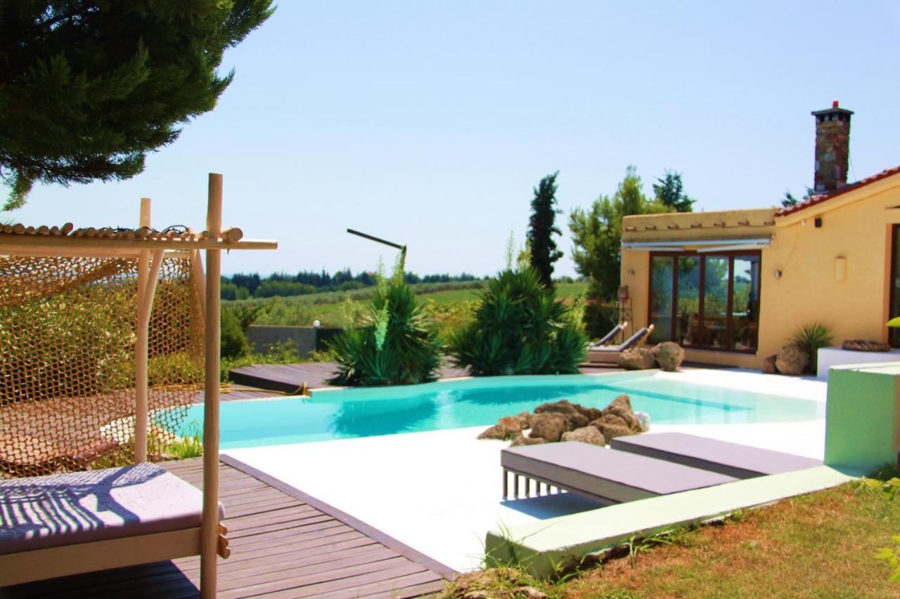 Villa Hacienda Private Pool And Jacuzzi ปาราเลียกาเตอรีนิส ภายนอก รูปภาพ